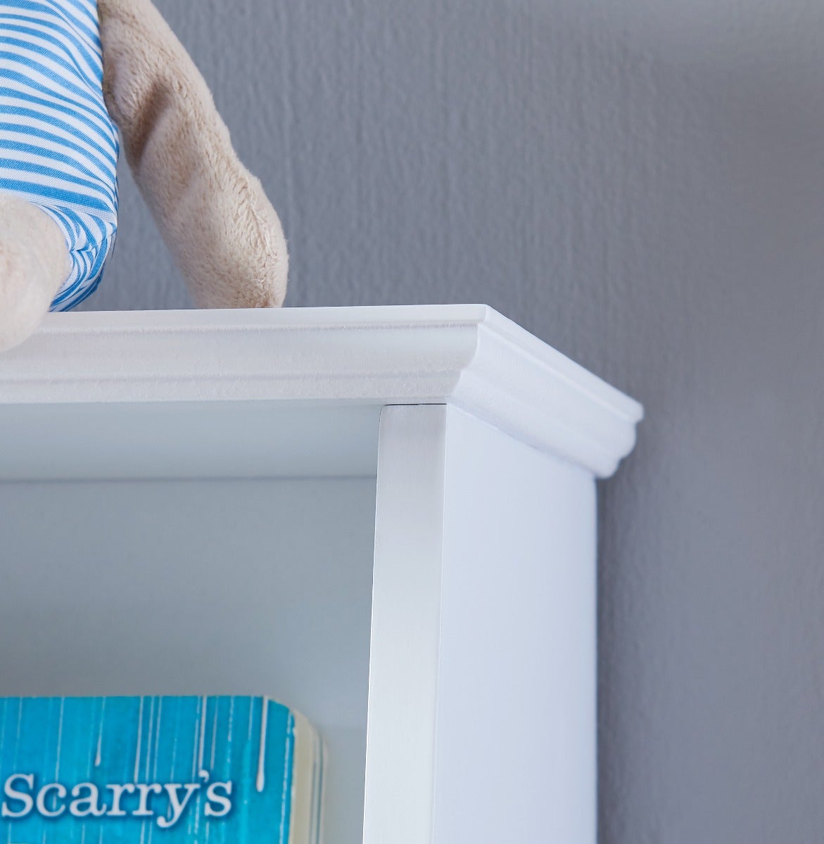 White Bookcase Book Shelf Storage Unit With Book Display Organizer Drawers Classic White Color White Mdf