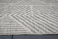 Pyramids Stone Neutral Indoor Outdoor Polypropylene Area Rug 5X8 Light Gray Polypropylene