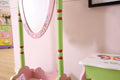 Olivia The Fairy Girls Wooden Standing Mirror Pink Mdf