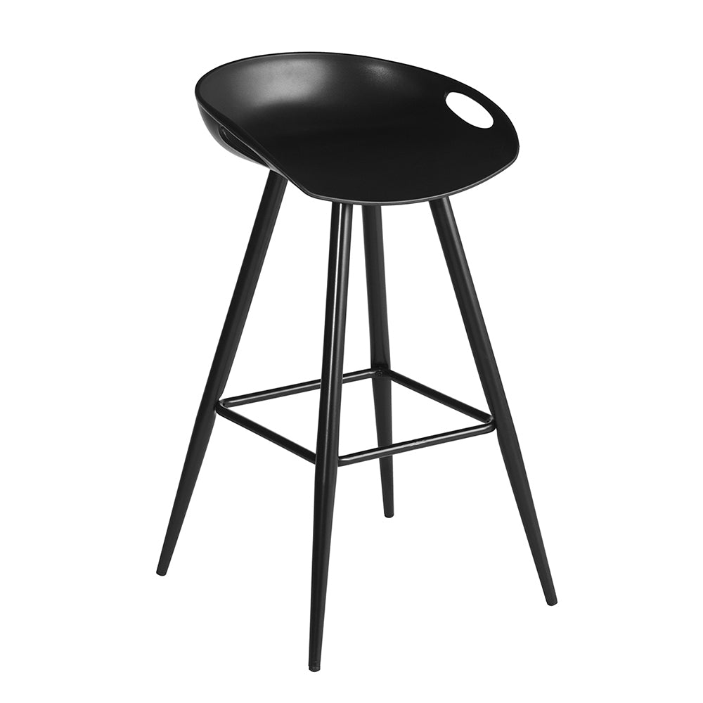 Bak Bar & Counter Stool Set Of 2 Black - Black