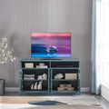 TV Stand, Buffet Sideboard Console Table, Dark Teal teal-primary living space-adjustabel shelves-mdf