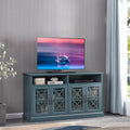 TV Stand, Buffet Sideboard Console Table, Dark Teal teal-primary living space-adjustabel shelves-mdf