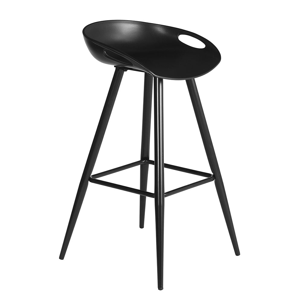 Bak Bar & Counter Stool Set Of 2 Black - Black