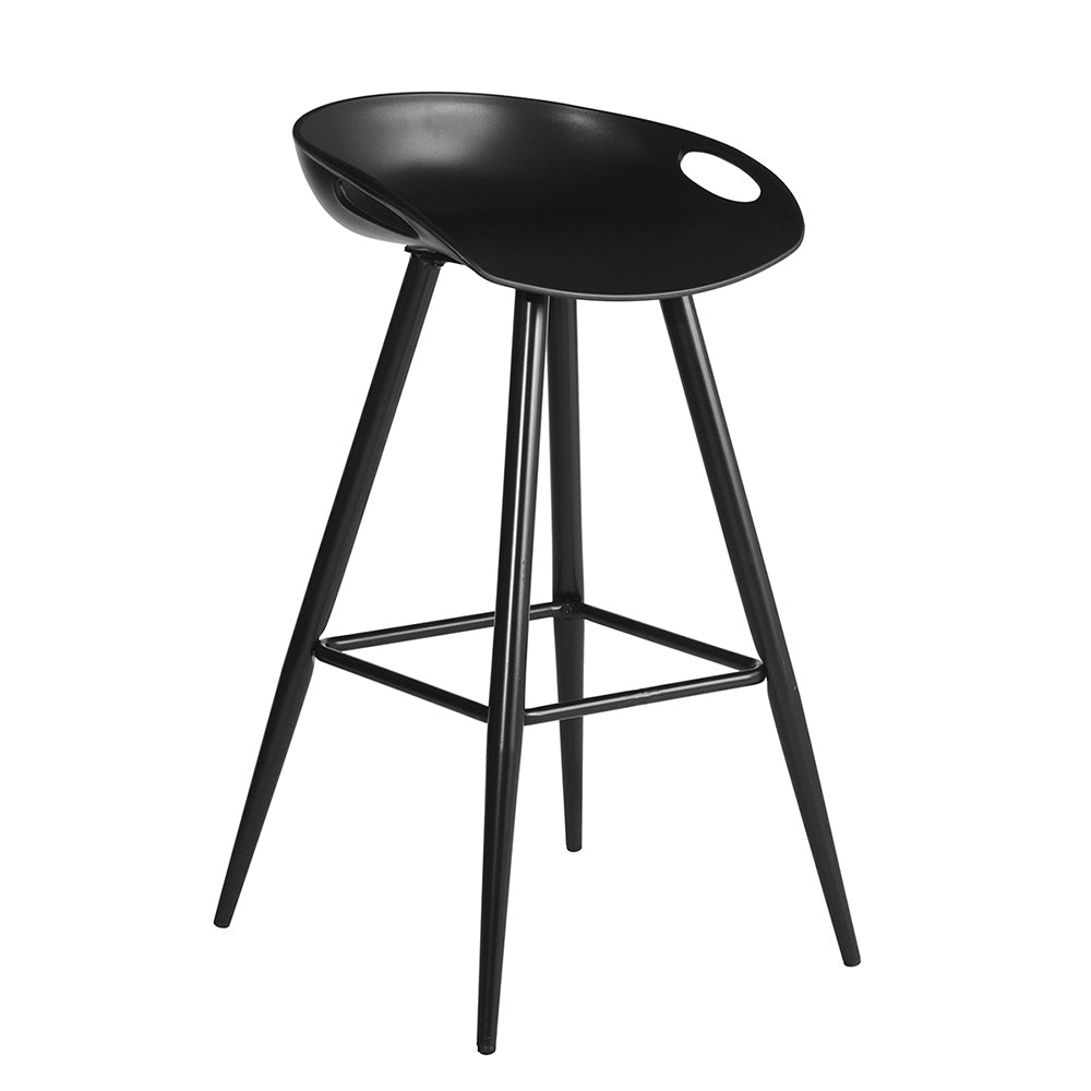 Bak Bar & Counter Stool Set Of 2 Black - Black