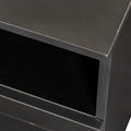 Black Modern Minimalist Tv Cabinet 80 Inch Tv Stand, Open Locker Living Room Bedroom Black Mdf