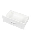 White Modern Simple Hair Desk, Multi Layer Storage, Large Storage Space White Mdf