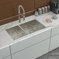 Double Bowl 50 50 Undermount Sink 33