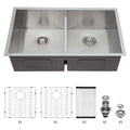 Double Bowl 50 50 Undermount Sink 33