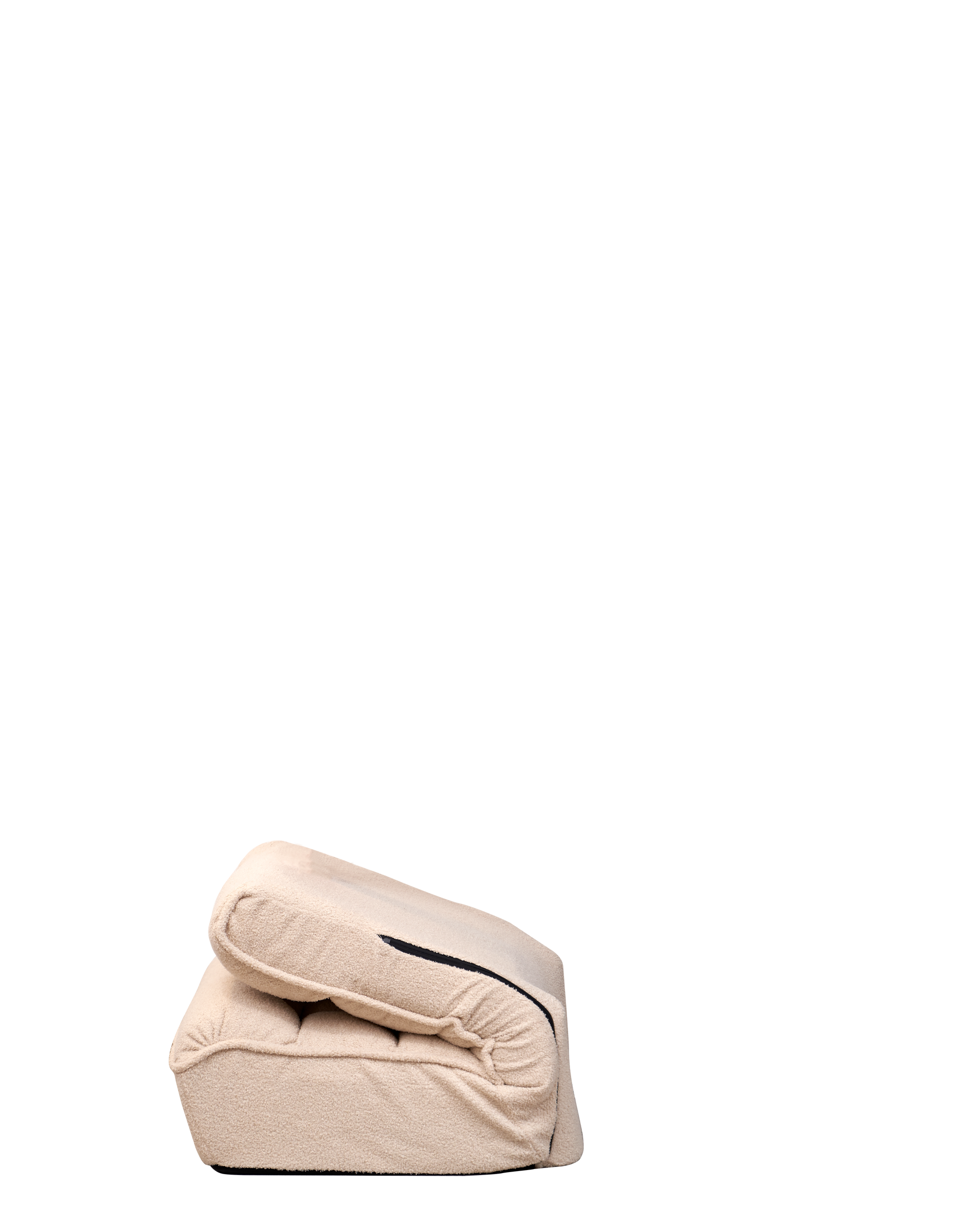 Single Sofa Reclining Chair Japanese Chair Lazy Sofa Tatami Balcony Reclining Chair Leisure Sofa Adjustable Chair White Cotton Metal