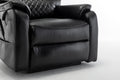 Lounge Chair Lift Chair Relax Sofa Chair Sitting Room Furniture Sitting Room Power Supply Elderly Electric Lounge Chair 180 Degree Lying Flat Black Cotton Pu