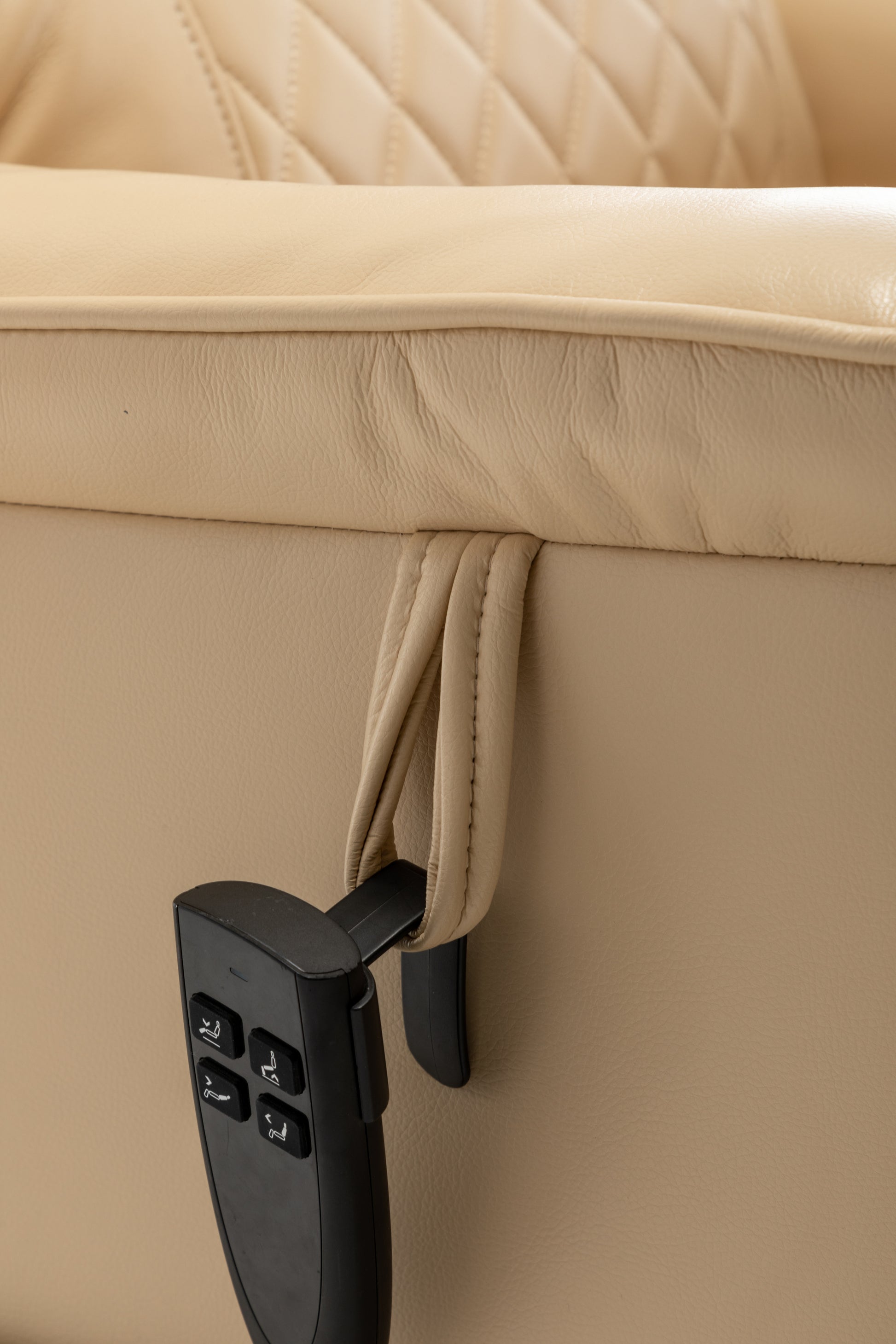 Lounge Chair Lift Chair Relax Sofa Chair Sitting Room Furniture Sitting Room Power Supply Elderly Electric Lounge Chair 180 Degree Lying Flat Beige Yellow Cotton Pu