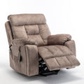 Lounge Chair Lift Chair Relax Sofa Chair Living Room Furniture Living Room Power Elderly Electric Lounge Chair Oversize, Hidden Cup Holder Antique Brown Cotton Velvet