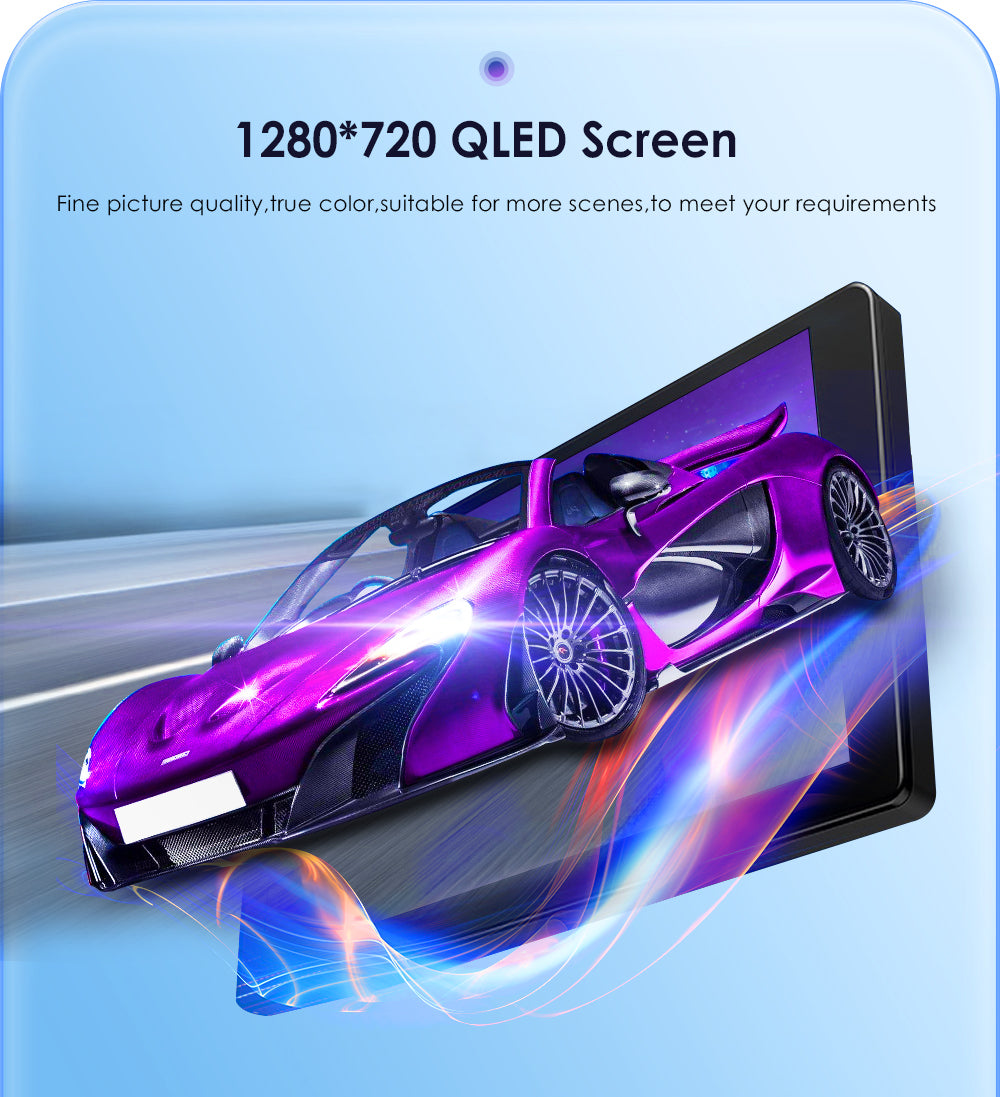 1S Series 9" Touchscreen Android 12 Octa Core QLED antique black-abs-plastic