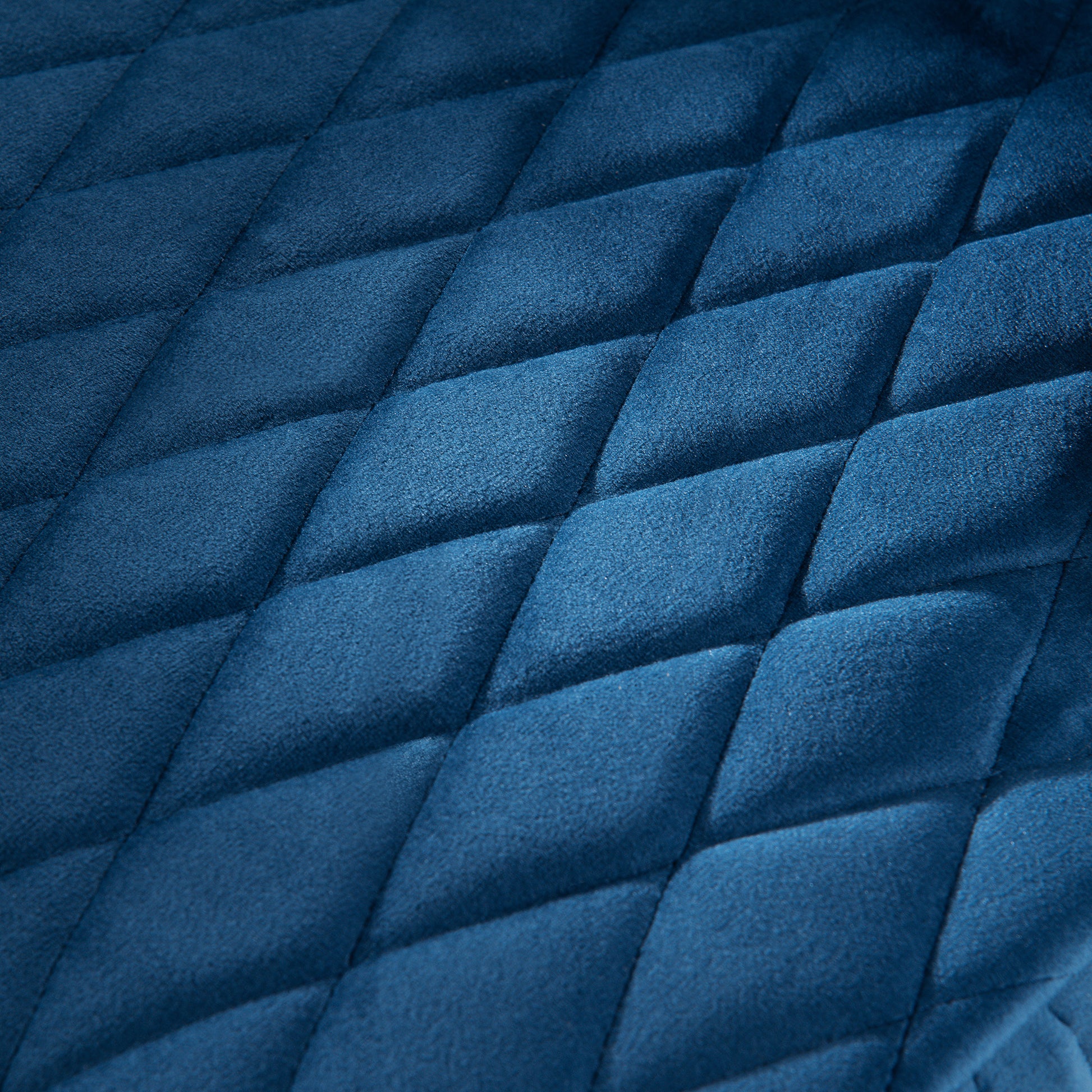 23.03''Wide High Back Velvet Accent Chair, Comfy High Wingback Chair, Living Room Chair With Soft Padded & Wooden Legs, Modern Side Chair For Living Room, Bedroom, Blue Blue Foam Fabric