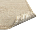 Benzara Beige And White Viscose Area Rug 8X10 Beige Viscose