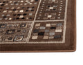 Drexel Chocolate Ivory Grey Area Rug 8X10 Chocolate Viscose