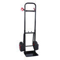 Heavy duty manual truck with double handles 330 lb black-metal