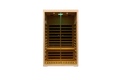 Low Emf Two Person Wide Space Hemlock Double Doors Great Glass Luxury Indoor Natural Wood Metal & Wood