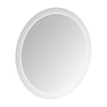 24 Inch Switch Held Memory LED Mirror, Wall Mounted silver-glass