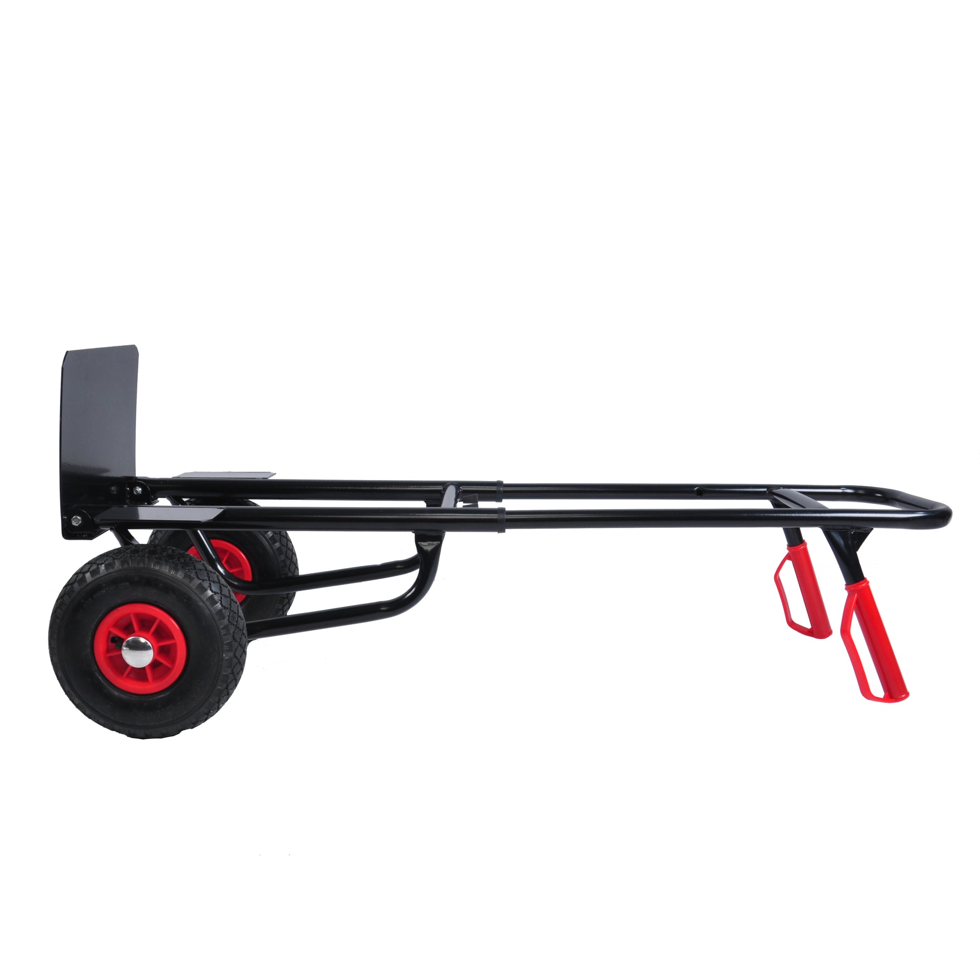 Heavy duty manual truck with double handles 330 lb black-metal