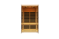 Low Emf Two Person Wide Space Hemlock Double Doors Great Glass Luxury Indoor Natural Wood Metal & Wood