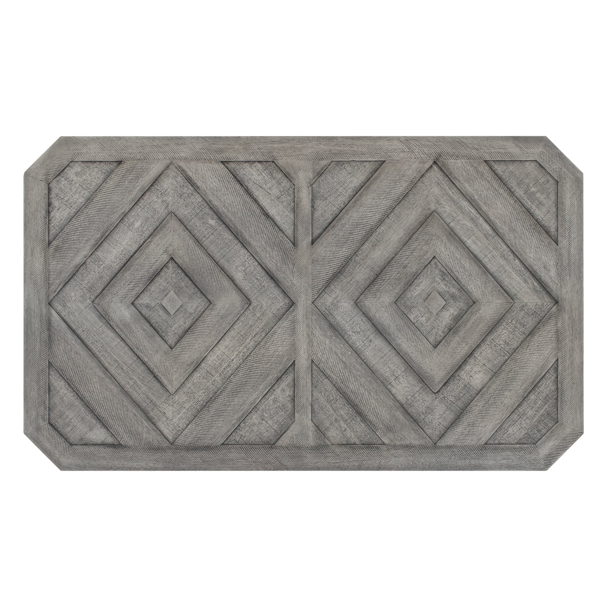 6 Piece Rubber Wood Dining Table Set With Beautiful Wood Grain Pattern Tabletop Solid Wood Veneer And Soft Cushion Gray Gray Solid Wood