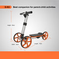 Kidrock Constructible Kit 20 In 1 Kids Balance Bike No Pedals Toys For 1 To 4 Year Old Engineering Building Kit Kids Sit Stand Scooter Most Popular S Kit Not Electric Silver Aluminum