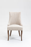 Exquisite Cream Linen Fabric Upholstered Strip