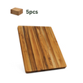 Teak Cutting Board Bf02002 S 18 Inch, Pack Of 5 Pieces Natural Solid Wood