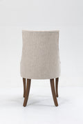 Exquisite Cream Linen Fabric Upholstered Strip