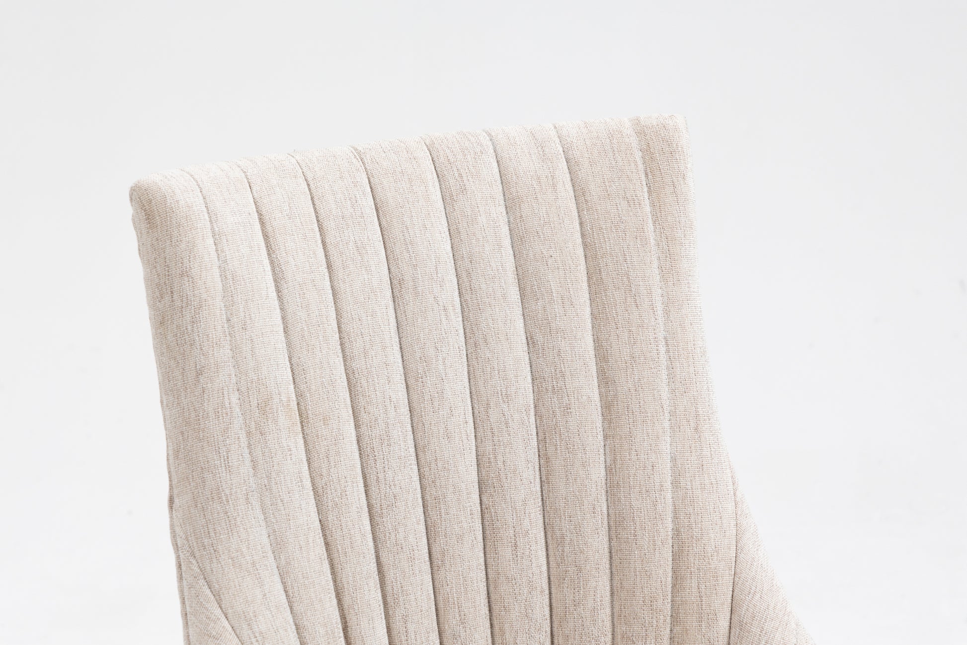 Exquisite Cream Linen Fabric Upholstered Strip