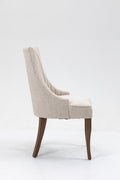 Exquisite Cream Linen Fabric Upholstered Strip