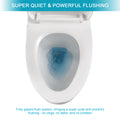 Ceramic One Piece Toilet,Single Flush with Soft white-ceramic