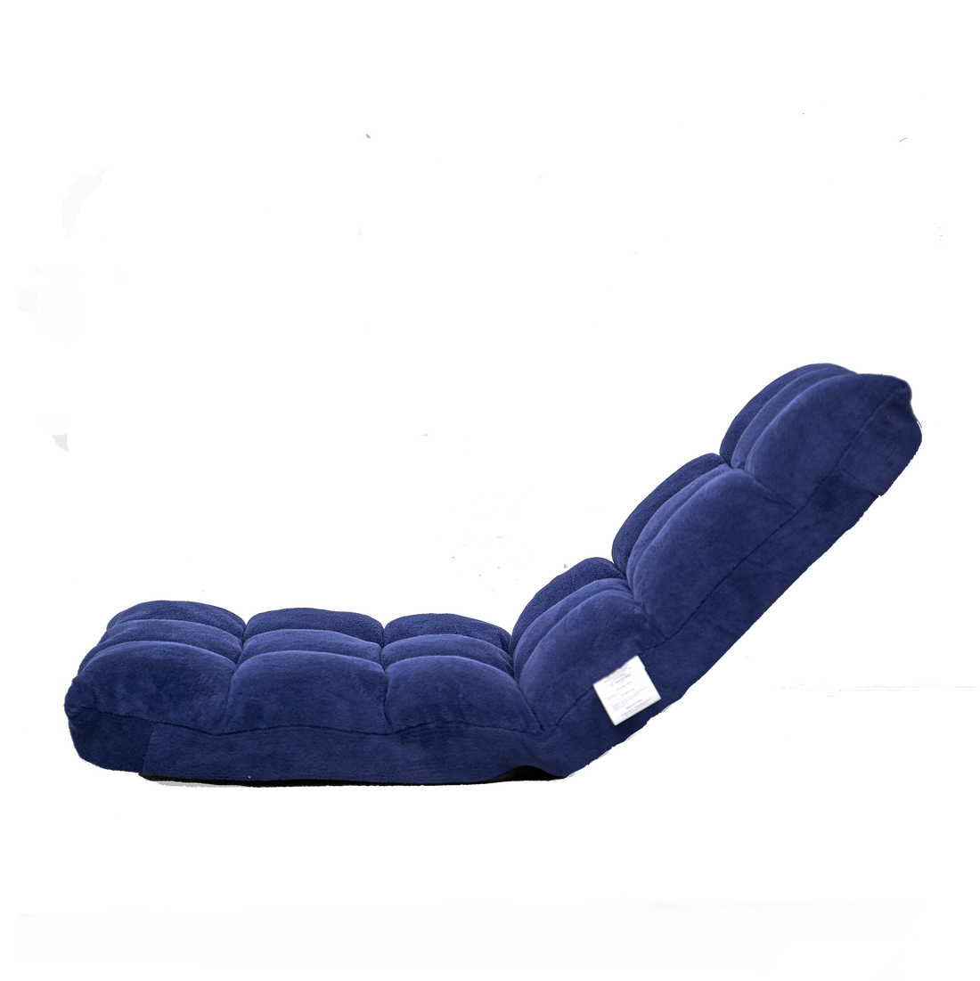 Modern Folding Lounge Chaise For Living Room And Bedroom,5 Reclining Position, Djustable Foldable Modern Leisure Sofa Video Gaming Sofa Navy Cotton Metal