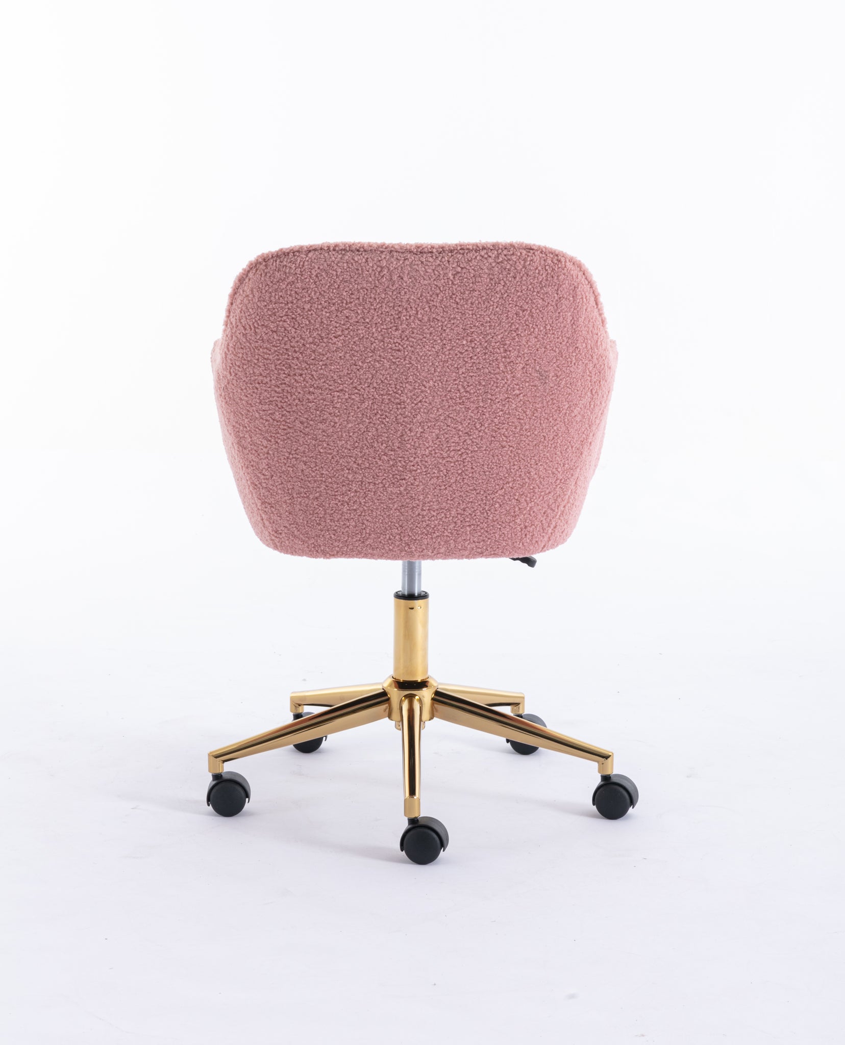 Modern Teddy Fabric Material Adjustable Height 360 pink teddy-foam-wool