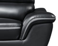 Genuine Leather Chair Black Foam Leather