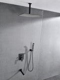 Ceiling Mounted Shower System Combo Set With Handheld And 16