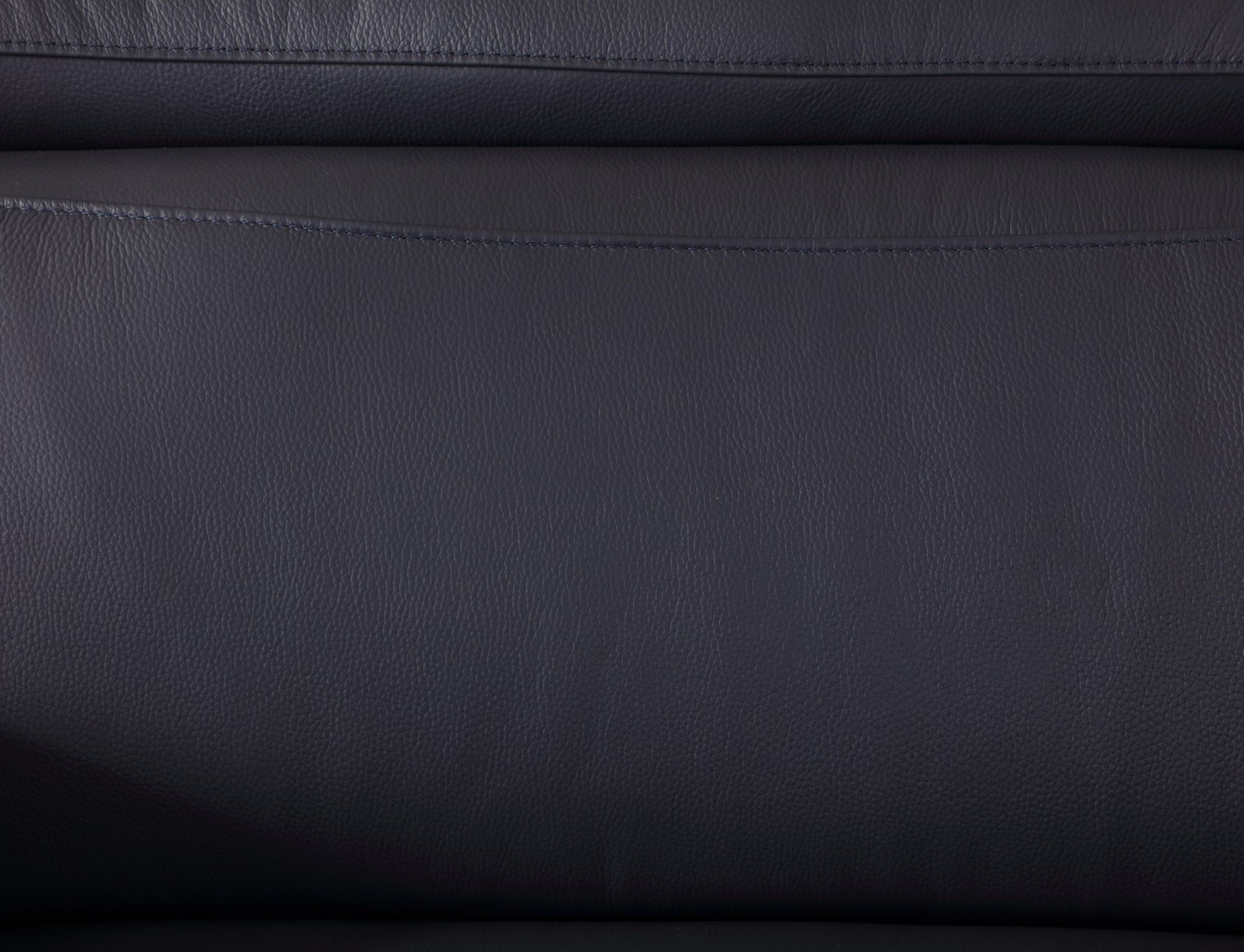 Top Grain Italian Leather Sofa navy-foam-leather
