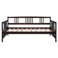 Modern Solid Wood Daybed, Multifunctional, Twin Size, Espresso Previous Sku: Wf191899Aap Espresso Solid Wood