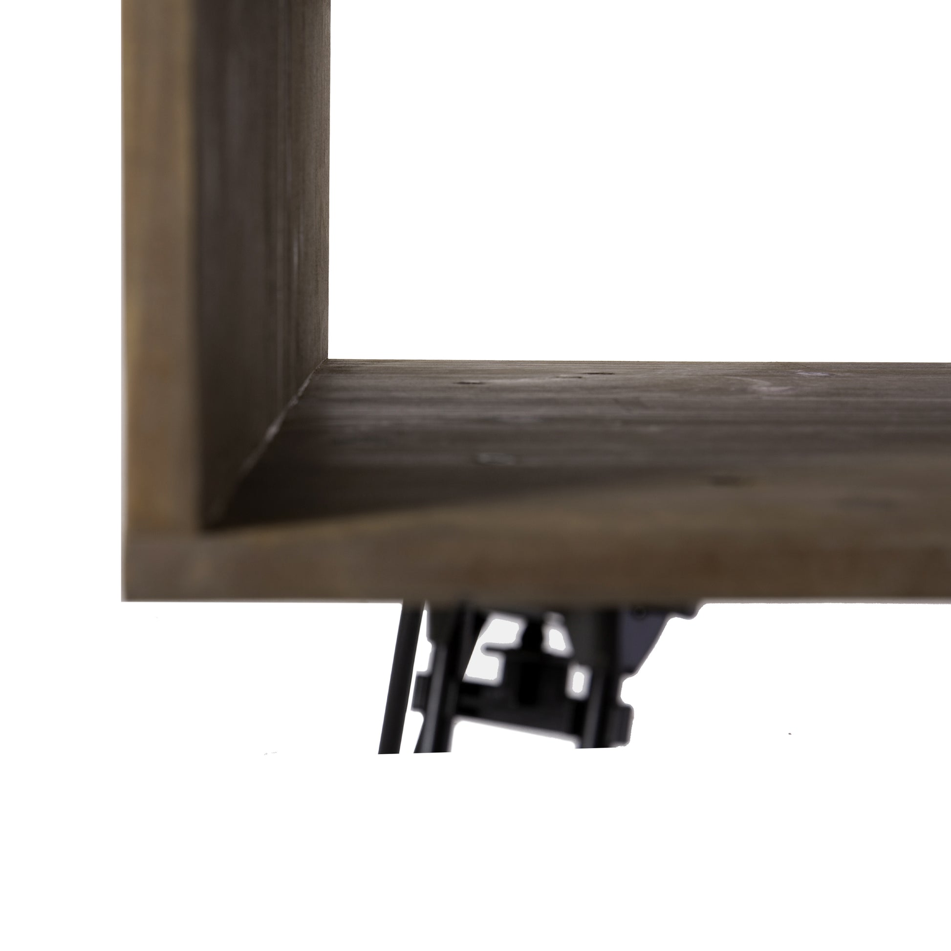 Betsy 42 Inch Reclaimed Wood Rectangle Farmhouse Coffee Table With Storage, Iron Legs, Natural Brown Brown Solid Wood