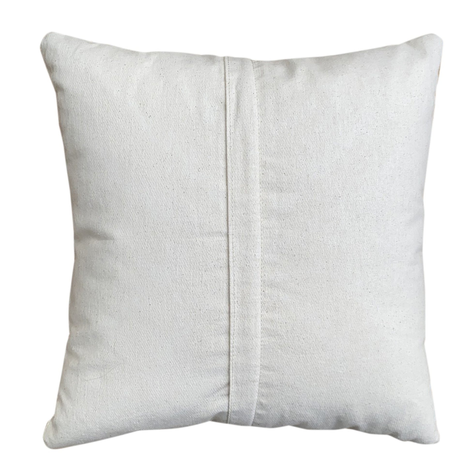 17 x 17 Inch 2 Piece Square Cotton Accent Throw Pillow white-cotton