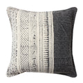 18 x 18 Square Handwoven Accent Throw Pillow white-cotton