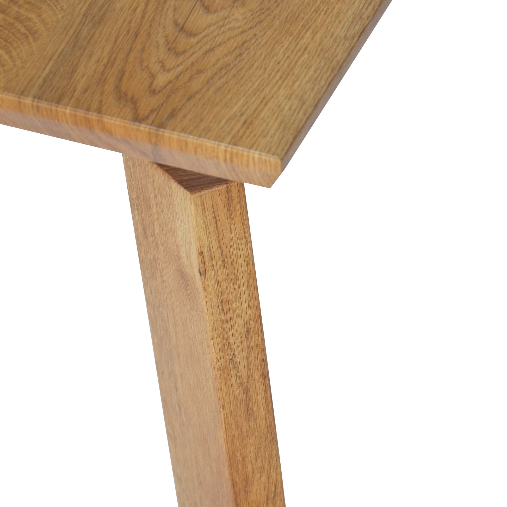 Rectangular Wooden Coffee Table With Block Legs, Natural Brown Brown Mdf