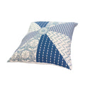 18 x 18 Square Accent Pillow, Geometric Pattern, Soft white-cotton
