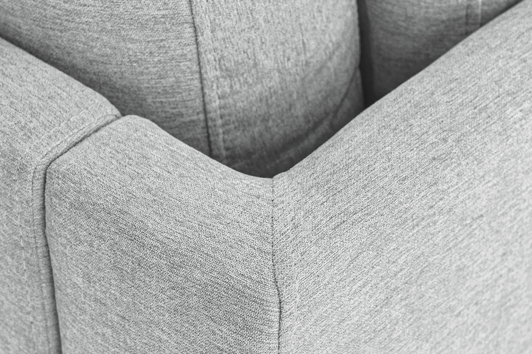 New Video 65" Mid Century Modern Fabric Corner Lounge grey-fabric-fabric