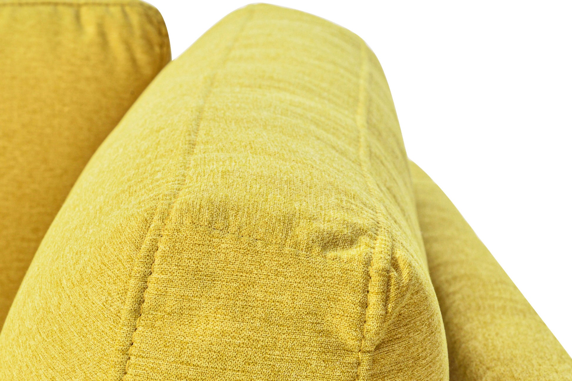 Video 65" Mid Century Modern Fabric Corner Lounge Chair, Upholstered Indoor Chaise Lounge For Bedroom,Office,Small Living Room & Apartment Yellow Fabric Fabric