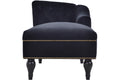 Video 58''Velvet Chaise Lounge,Button Tufted Right Arm Facing Lounge Chair With Trim & Solid Wood Legs For Living Room Or Office,Sleeper Lounge Sofa Style Of Wf284880Aab Black Fabric Velvet