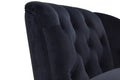 Video 58''Velvet Chaise Lounge,Button Tufted Right Arm Facing Lounge Chair With Trim & Solid Wood Legs For Living Room Or Office,Sleeper Lounge Sofa Style Of Wf284880Aab Black Fabric Velvet