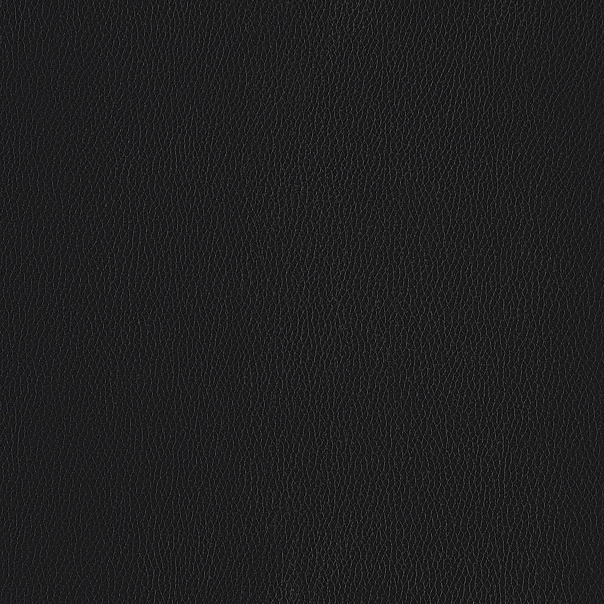 Genuine Leather Ottoman Black Foam Leather