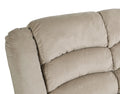 Transitional Microfiber Fabric Upholstered Sofa Beige Foam Fabric